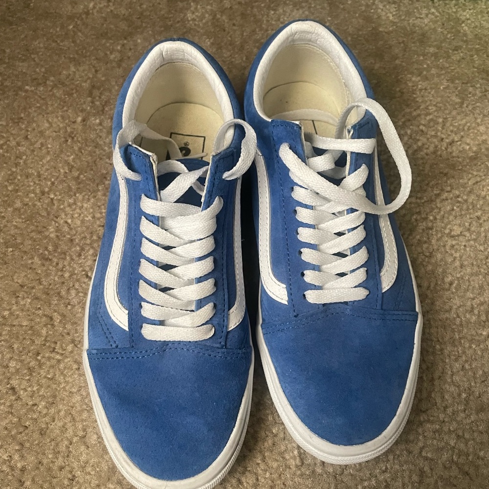 blue van shoes ( only worn 2 times ) great condition